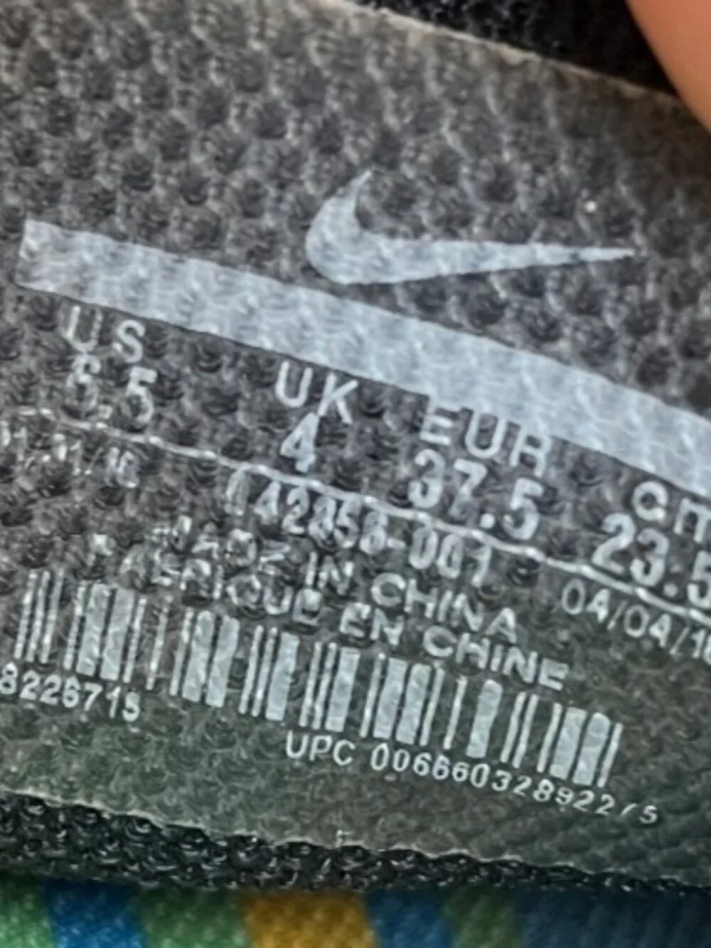 Nike Air Zoom Pegasus 35 Womens Size 6.5 Black Athletic Running Shoes Sneakers